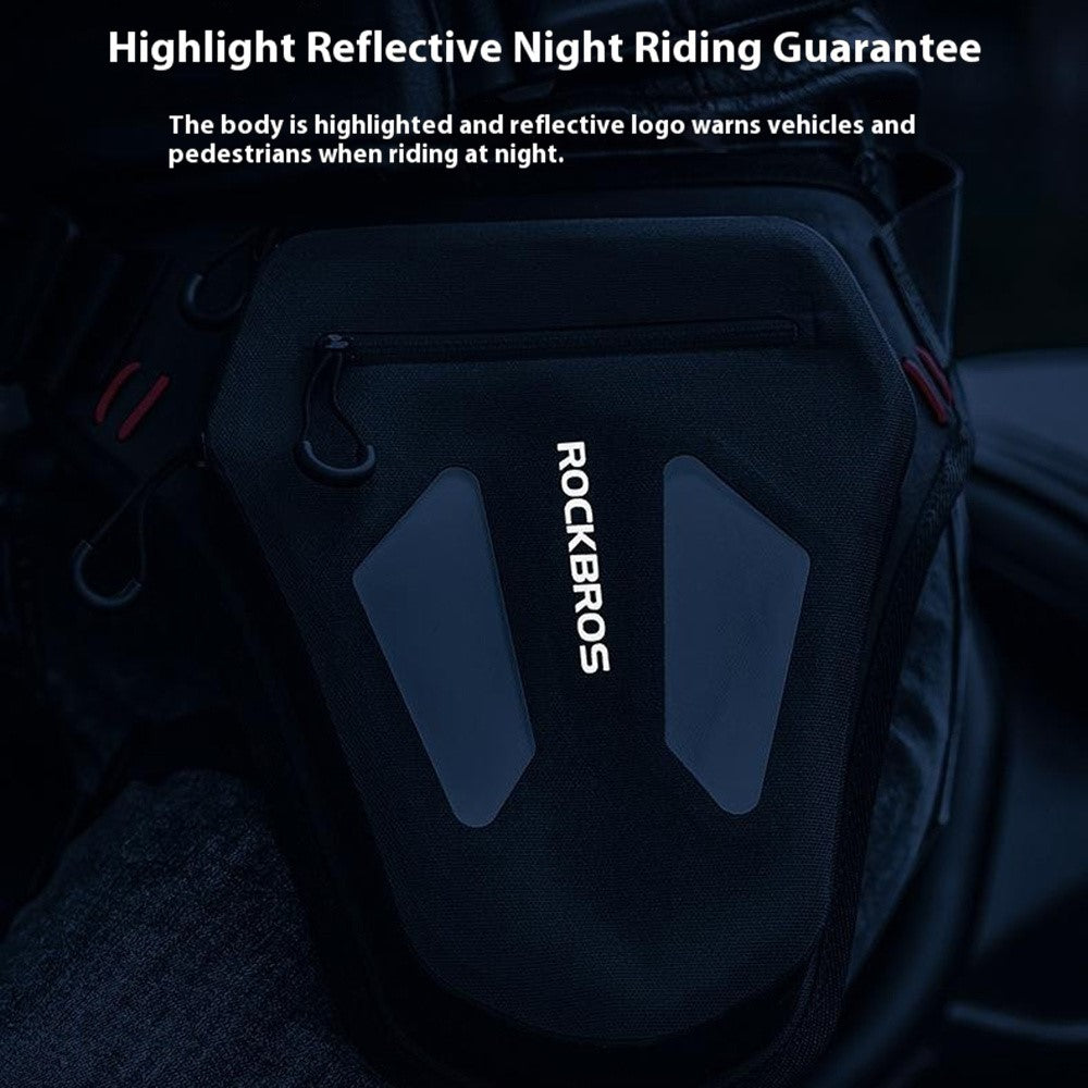 ROCKBROS 3017001801 / AS-081-1 Motorcycle Rider Leg Bag Unisex Waist Pack Crossbody Chest Bag