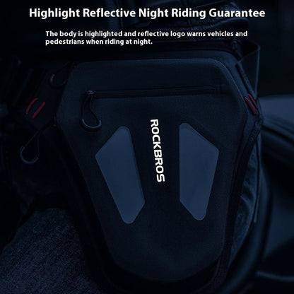 ROCKBROS 3017001801 / AS-081-1 Motorcycle Rider Leg Bag Unisex Waist Pack Crossbody Chest Bag