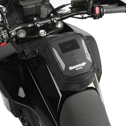 RHINOWALK MJX2008BK 2.4L Motorcycle Magnetic Tank Bag Multifunction Leg Bag Crossbody Waist Pack