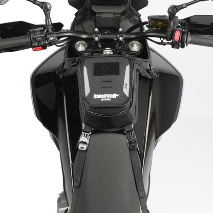 RHINOWALK MJX2008BK 2.4L Motorcycle Magnetic Tank Bag Multifunction Leg Bag Crossbody Waist Pack
