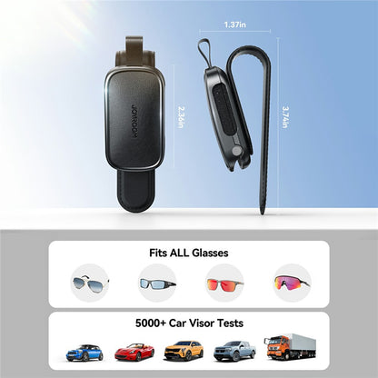 JOYROOM JR-ZS511 Sunglass Holder for Car Visor Sunglasses Organizer Magnetic Clip