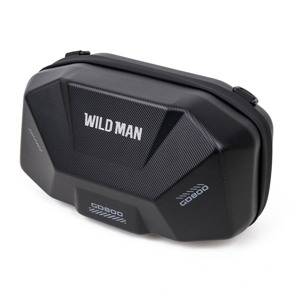 WILD MAN GD800 4L Electric Bike Rear Seat Bag EVA Hard Shell Waterproof Tail Box with Lock for E-bike Motorcycle