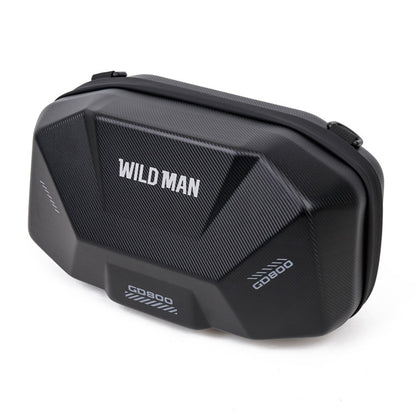 WILD MAN GD800 4L Electric Bike Rear Seat Bag EVA Hard Shell Waterproof Tail Box with Lock for E-bike Motorcycle