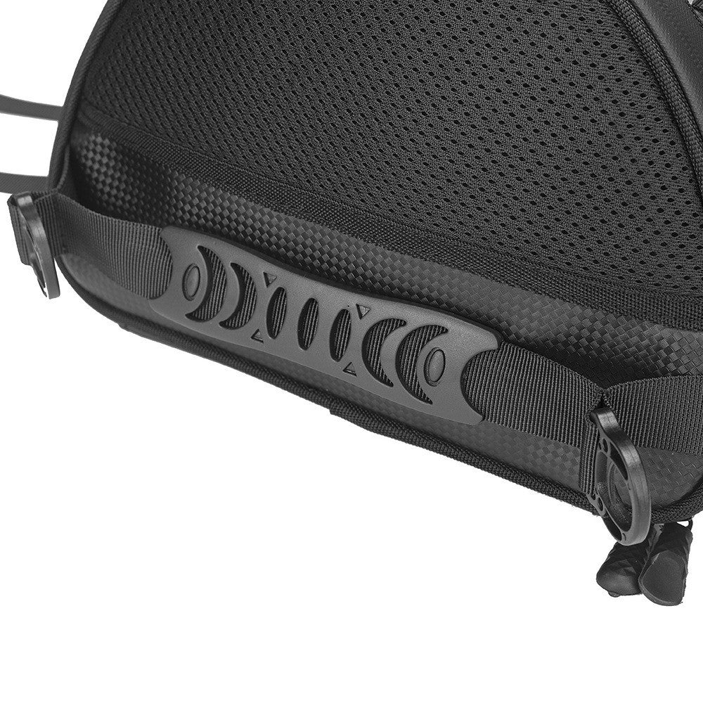 RZAHUAHU 13L Waterproof Motorcycle Rear Seat Bag Large Capacity Hard Shell Multifunctional Motorbike Tail Bag