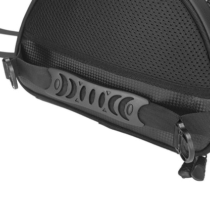 RZAHUAHU 13L Waterproof Motorcycle Rear Seat Bag Large Capacity Hard Shell Multifunctional Motorbike Tail Bag