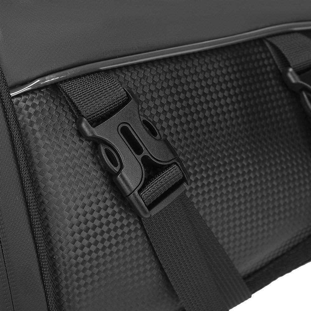 RZAHUAHU 13L Waterproof Motorcycle Rear Seat Bag Large Capacity Hard Shell Multifunctional Motorbike Tail Bag
