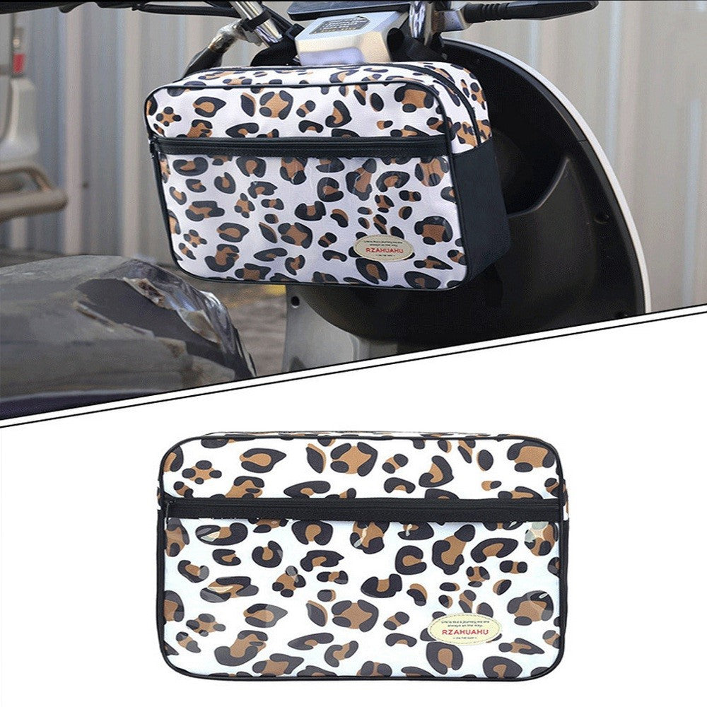 RZAHUAHU 5L Motorcycle Electric Bike Scooter Handlebar Storage Bag Bicycle Hanging Bag