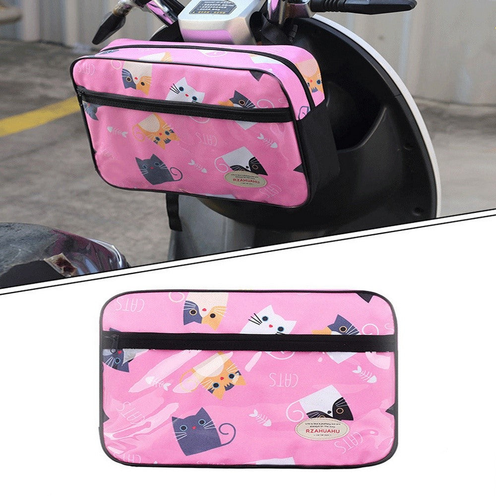 RZAHUAHU 5L Motorcycle Electric Bike Scooter Handlebar Storage Bag Bicycle Hanging Bag