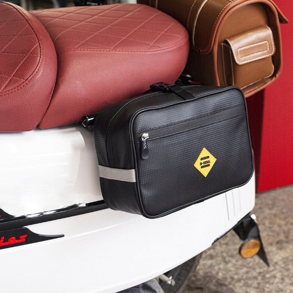 B-SOUL Motorcycle Rear Seat Side Hanging Bag Waterproof Motorbike Bicycle Electric Bike Pannier Bag Tools Storage Bag