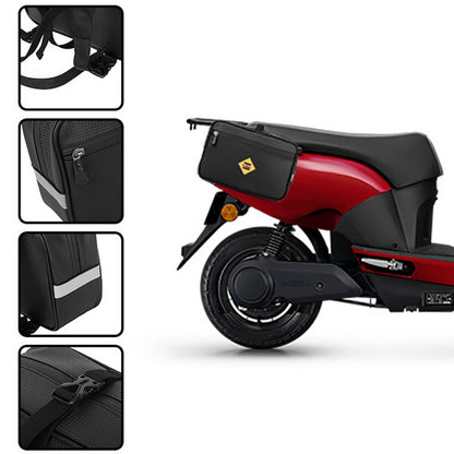 B-SOUL Motorcycle Rear Seat Side Hanging Bag Waterproof Motorbike Bicycle Electric Bike Pannier Bag Tools Storage Bag