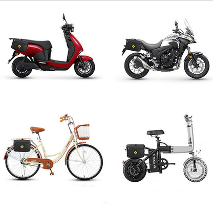 B-SOUL Motorcycle Rear Seat Side Hanging Bag Waterproof Motorbike Bicycle Electric Bike Pannier Bag Tools Storage Bag
