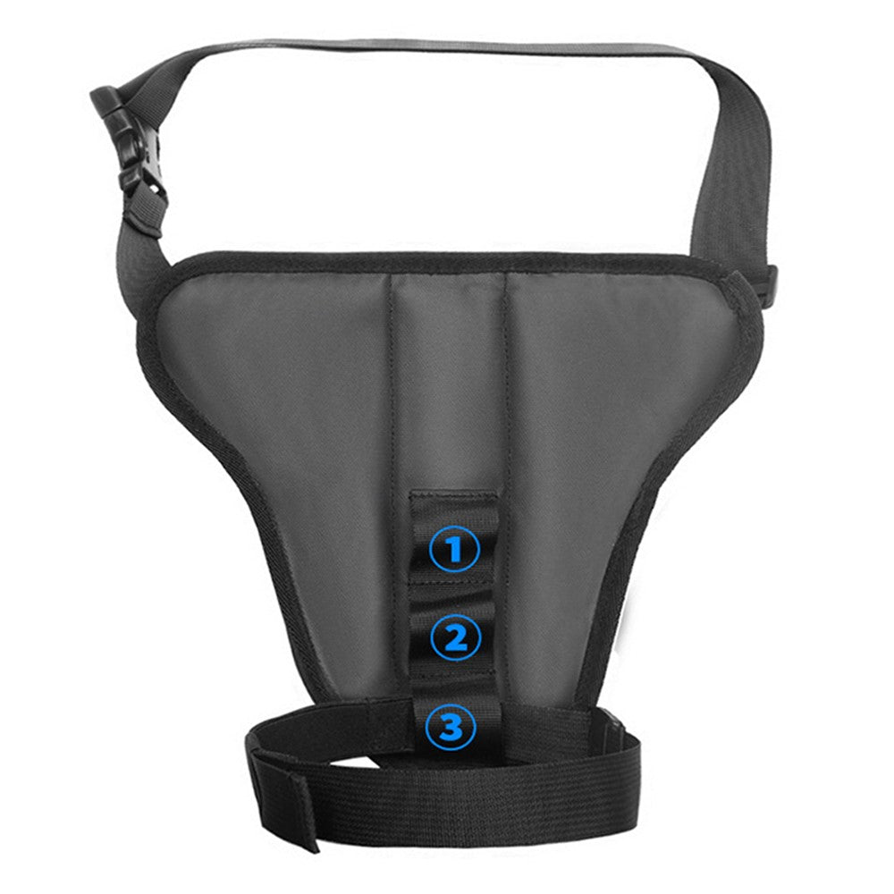 RZAHUAHU Hard Shell 600D Waterproof Fabric Motorcycle Riding Waist Bag Phone Tools Storage Crossbody Bag