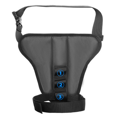 RZAHUAHU Hard Shell 600D Waterproof Fabric Motorcycle Riding Waist Bag Phone Tools Storage Crossbody Bag