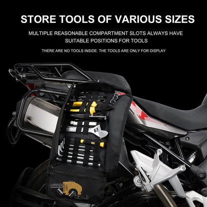 RHINOWALK MT103 Motorcycle Repair Tools Storage Bag 1680D Polyester Motorbike Tools Bag