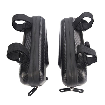 B-SOUL 2Pcs Left and Right Motorcycle Side Bag Waterproof Repair Tools Storage Hard Shell Bag, 2L