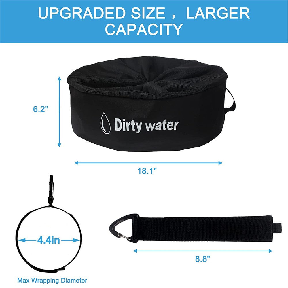 RV Water Hose Storage Bag Sewer Pipe Organizer 600D Oxford Cloth Wire Cable Storage Bag