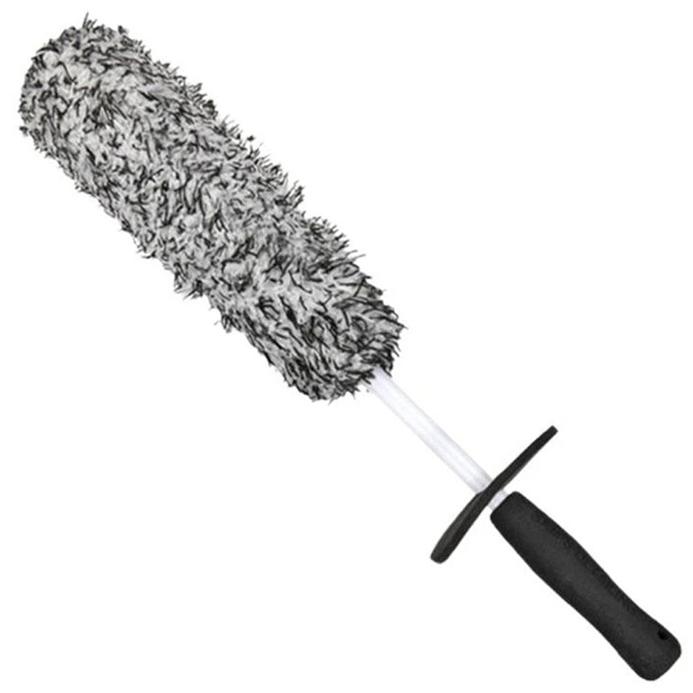 Car Wheel Cleaning Brush Soft Microfibre Long Handle Rim Detailing Brush