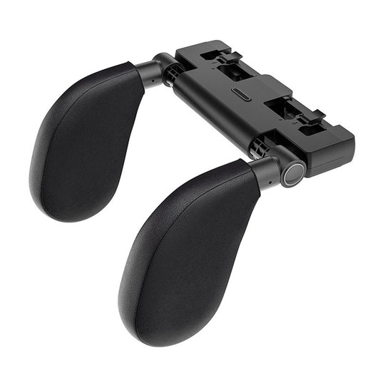 WAY TO GROW Memory Foam Car Headrest Pillow Sleeping Head and Neck Support with Phone Holder for Kids Adults Travel