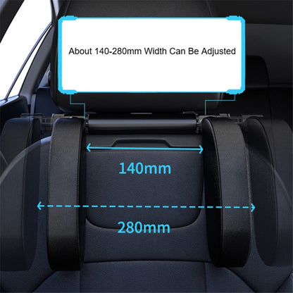 WAY TO GROW Memory Foam Car Headrest Pillow Sleeping Head and Neck Support with Phone Holder for Kids Adults Travel