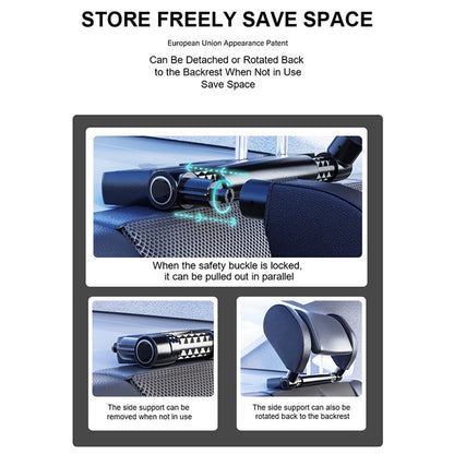 WAY TO GROW Memory Foam Car Headrest Pillow Sleeping Head and Neck Support with Phone Holder for Kids Adults Travel