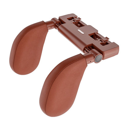 WAY TO GROW Memory Foam Car Headrest Pillow Sleeping Head and Neck Support with Phone Holder for Kids Adults Travel