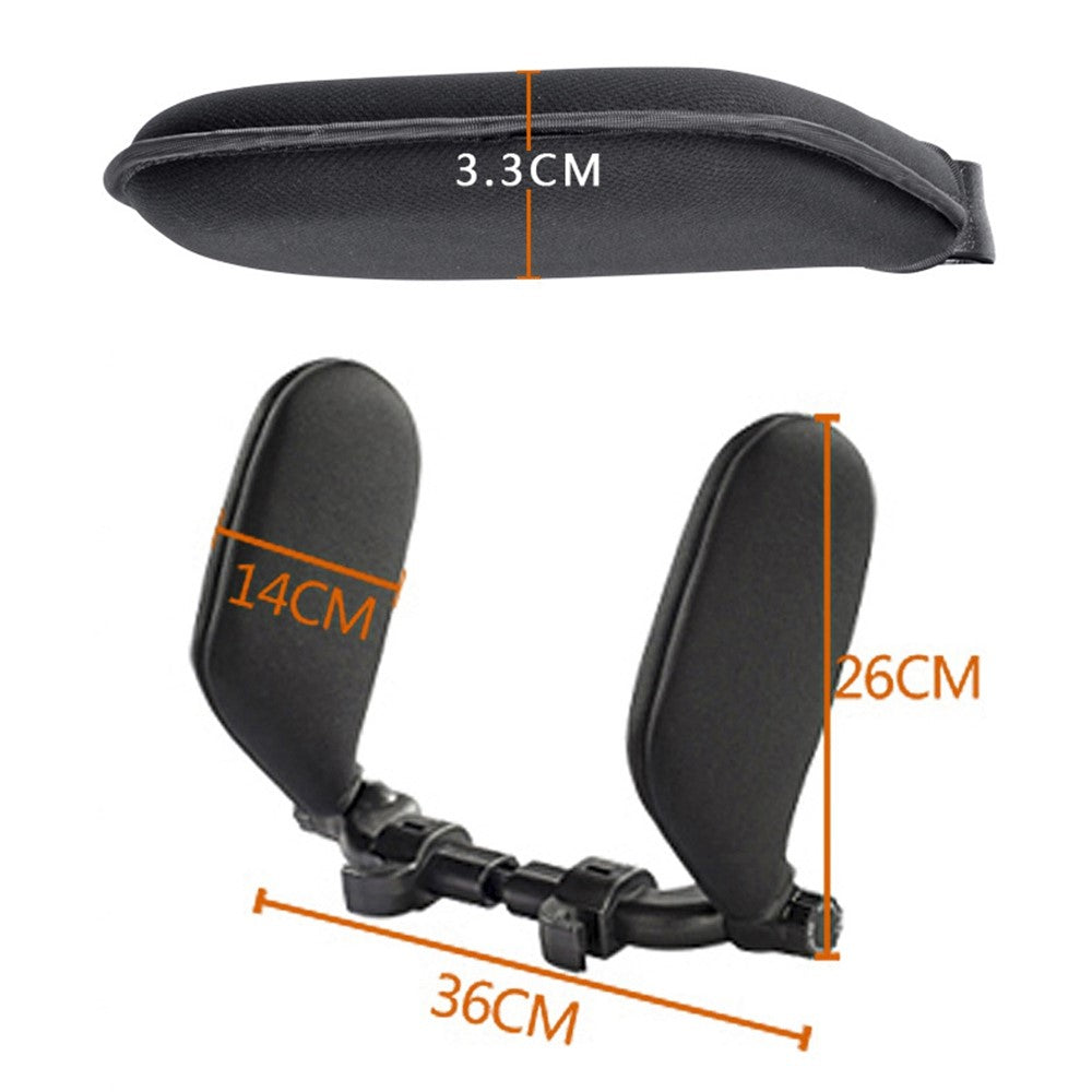 Car Neck Headrest Pillow Cushion Car Seat Memory Foam Padding Sleep Side Head Cervical Spine Support