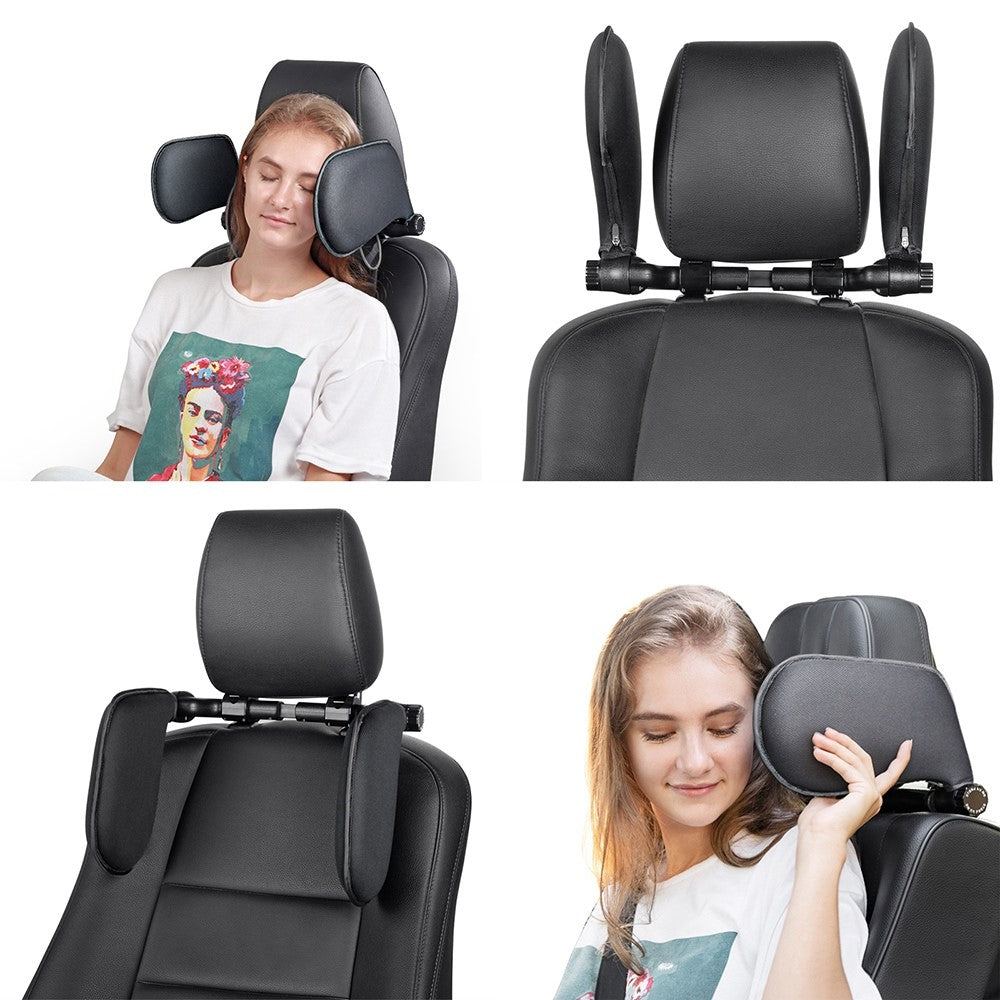 Car Neck Headrest Pillow Cushion Car Seat Memory Foam Padding Sleep Side Head Cervical Spine Support