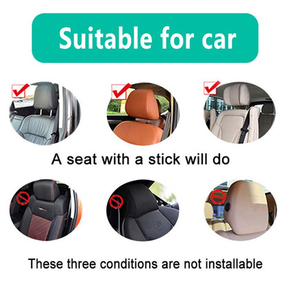 Car Neck Headrest Pillow Cushion Car Seat Memory Foam Padding Sleep Side Head Cervical Spine Support
