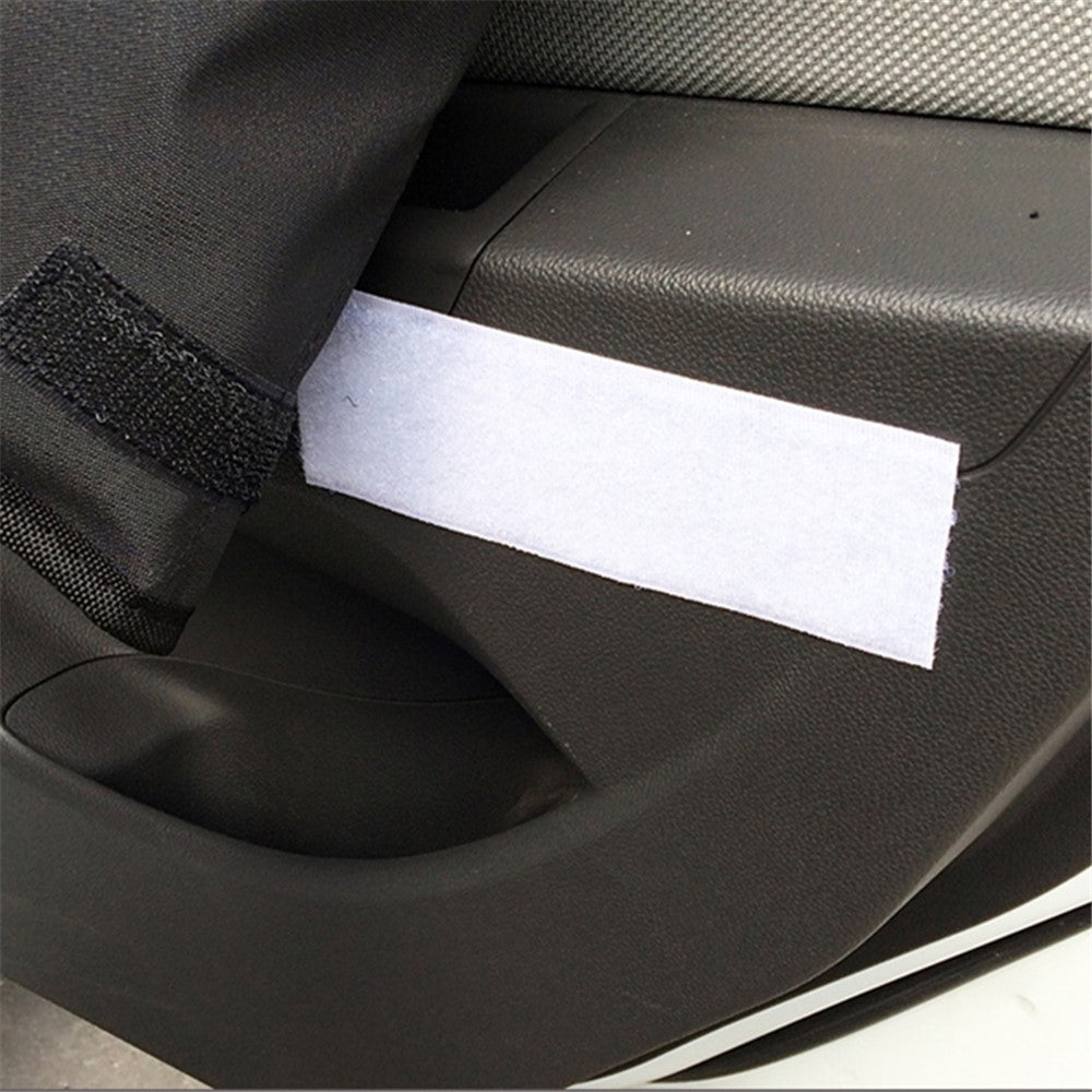 TG-PCU004 2Pcs / Set Car Side Door Window Storage Bag Organizer Hanging Bag with Mesh Pocket for SUVs, Trucks