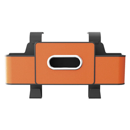 Car Seat Back Multi-Function Storage Organizer Leather+ABS Tissue Box Cup Holder with Hooks