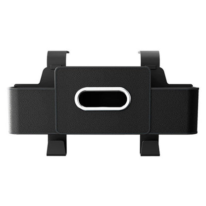 Car Seat Back Multi-Function Storage Organizer Leather+ABS Tissue Box Cup Holder with Hooks