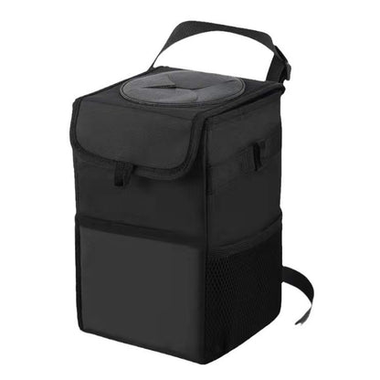 Multipurpose Car Trash Can Waterproof Oxford Fabric Foldable Storage Box for Vehicle