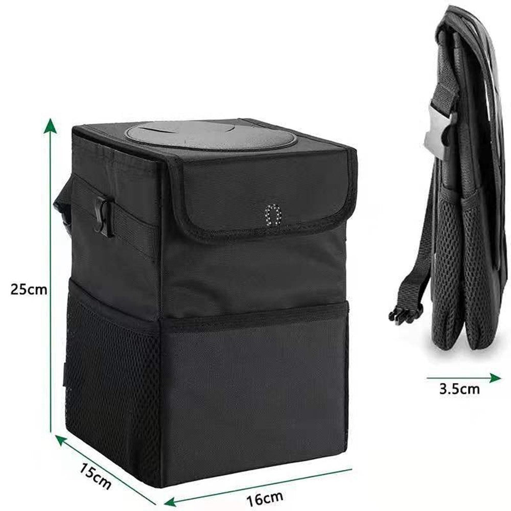 Multipurpose Car Trash Can Waterproof Oxford Fabric Foldable Storage Box for Vehicle