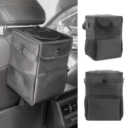 Multipurpose Car Trash Can Waterproof Oxford Fabric Foldable Storage Box for Vehicle
