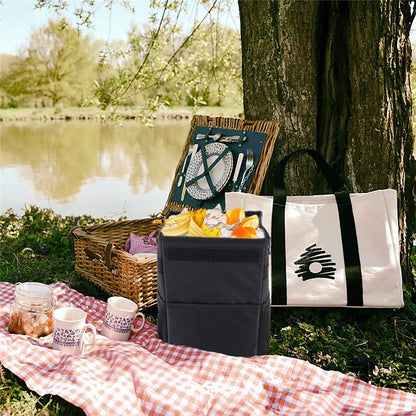 Multipurpose Car Trash Can Waterproof Oxford Fabric Foldable Storage Box for Vehicle