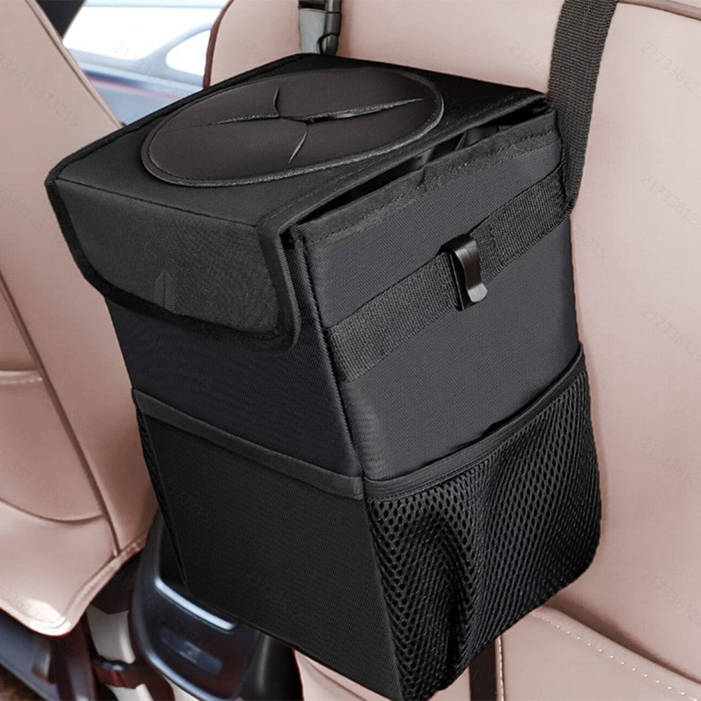 Multipurpose Car Trash Can Waterproof Oxford Fabric Foldable Storage Box for Vehicle