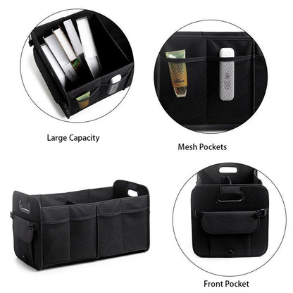 Large Capacity Car Trunk Organizer Waterproof Oxford Fabric Foldable Storage Box