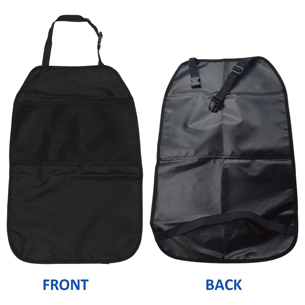 Car Seat Protector Mat for Child Safety Seat Anti Kick Seat Cover with Mesh Pocket