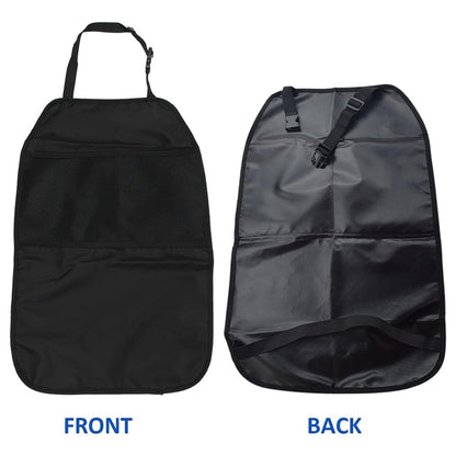 Car Seat Protector Mat for Child Safety Seat Anti Kick Seat Cover with Mesh Pocket