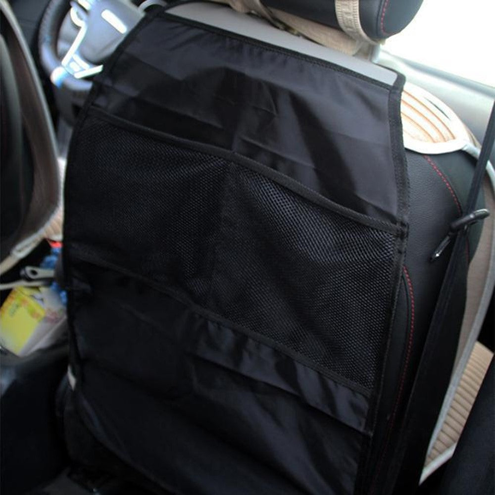 Car Seat Protector Mat for Child Safety Seat Anti Kick Seat Cover with Mesh Pocket