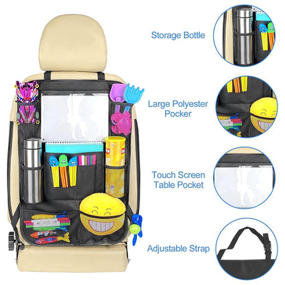 Waterproof Child Safety Seat Anti Kick Seat Cover Car Seat Backrest Protector Mat