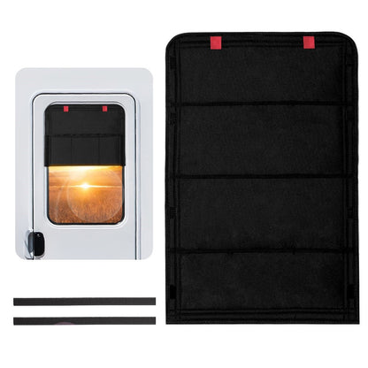 RV Door Window Shade Foldable Blackout Cover Privacy Protection Curtain for Camper Trailer
