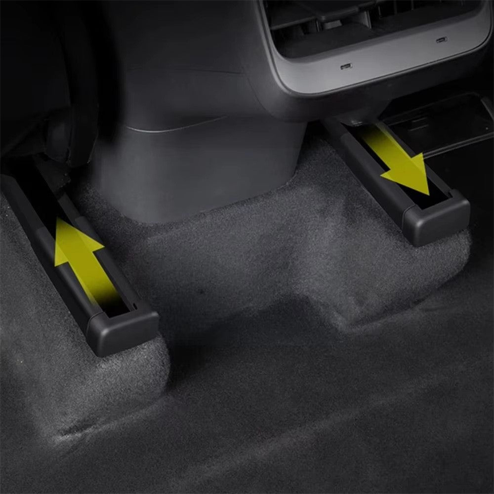 4Pcs TPE Covers for Tesla Model Y / 3 Seat Rail Protector Anti-Kick Guards Rear Seats Accessories