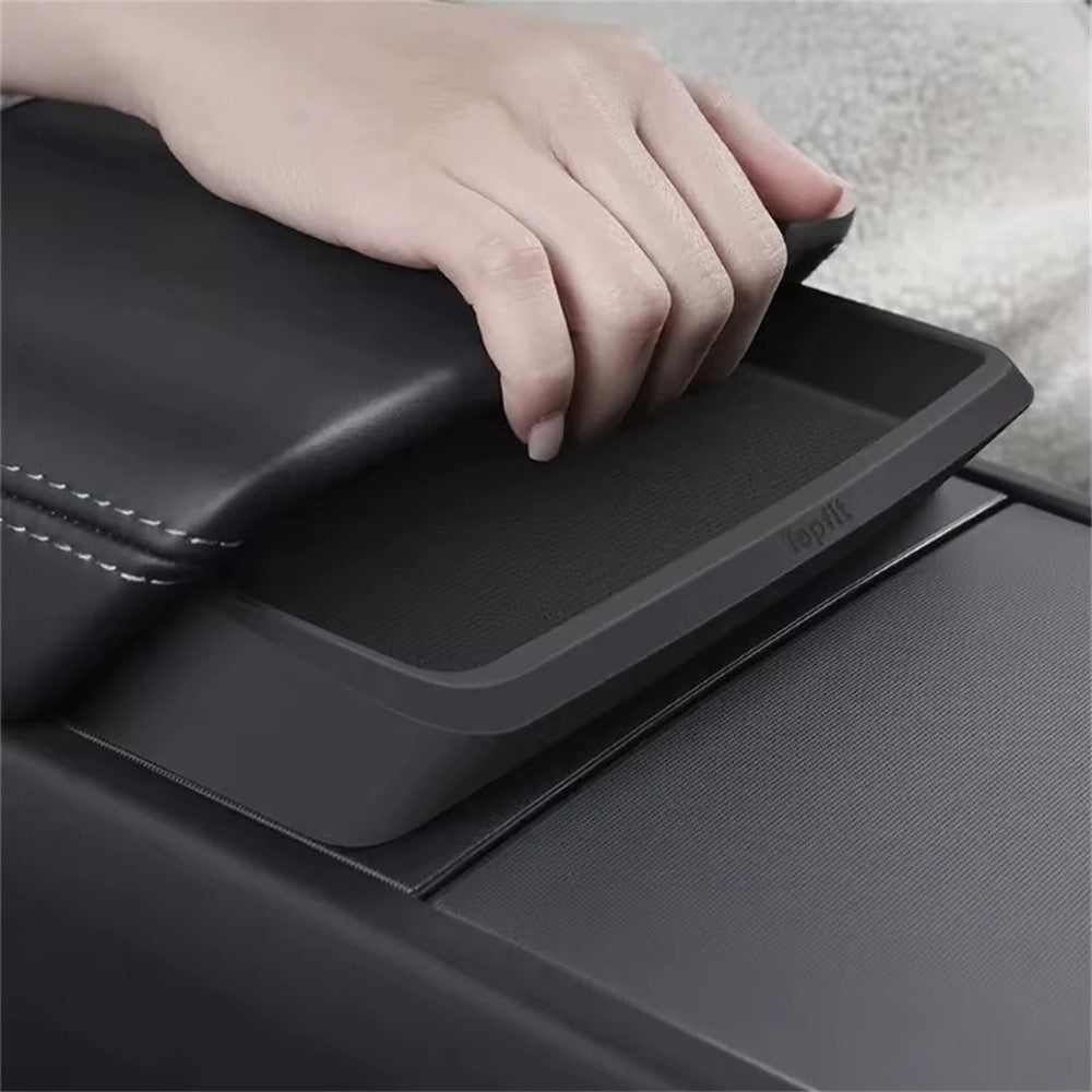 For Tesla Model 3 Highland 2024 2025 Center Console Storage Box Armrest Organizer Tray