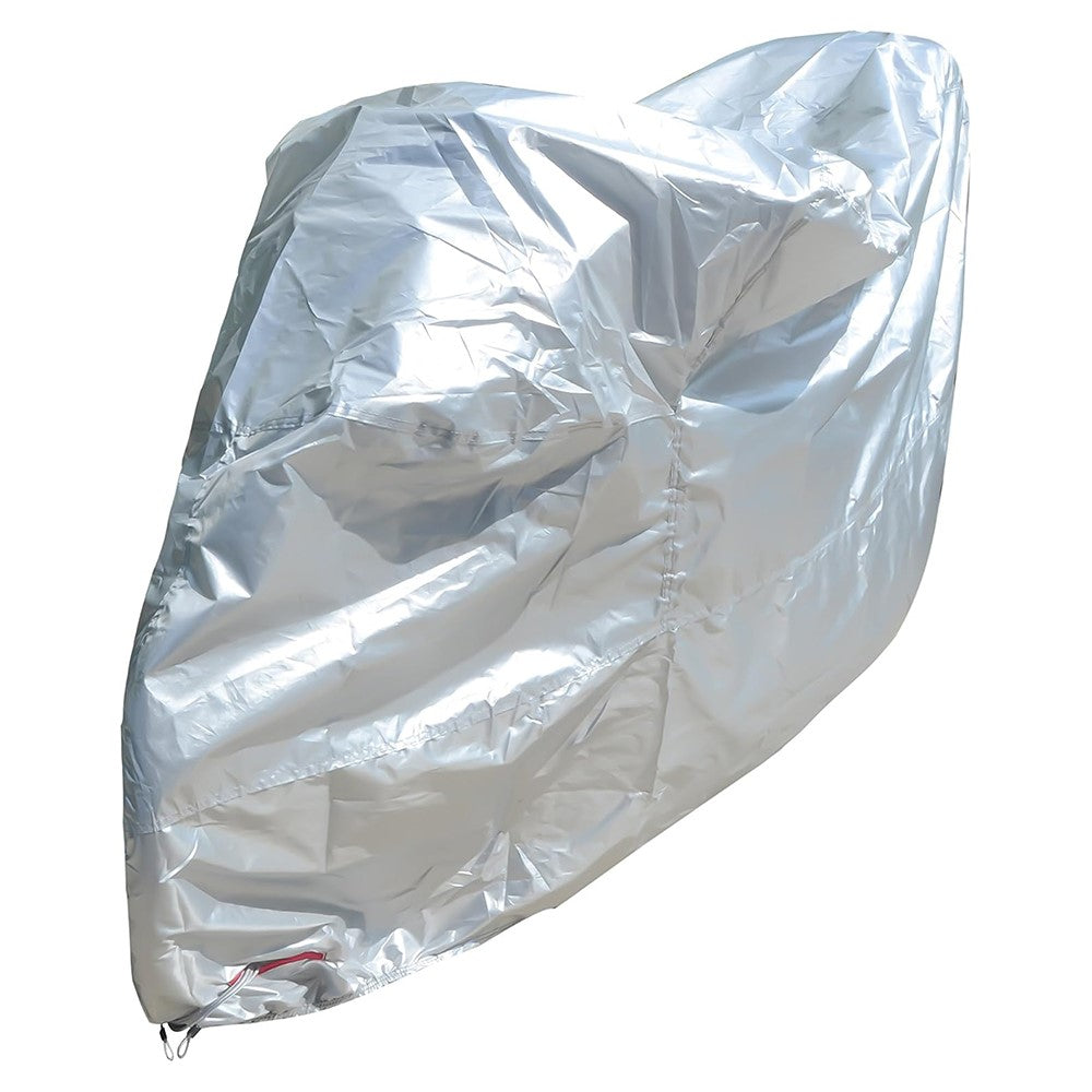 Waterproof Motorcycle Cover UV Protection Silver Coated 210D Oxford Fabric Dust Cover , Size 3XL / 295 x 110 x 140cm