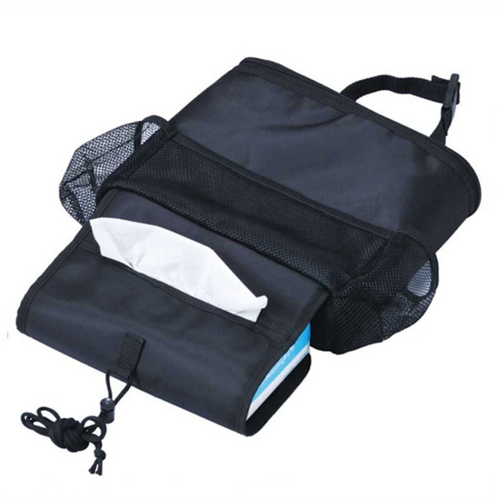 Car Seat Back Cooler Bag Oxford Cloth Aluminum Foil Insulated Thermal Hanging Storage Organizer