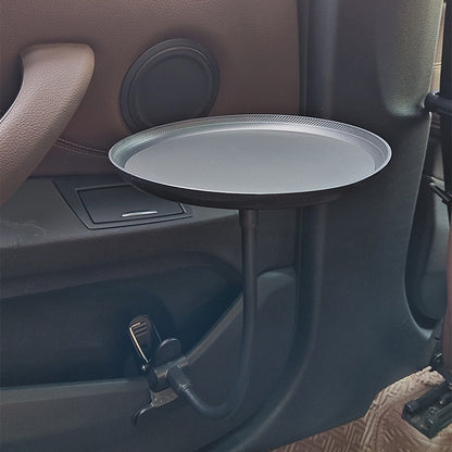 Clip On Car Tray Table Food Drink Holder Desk Plastic Portable Dining Workstation for Vehicle
