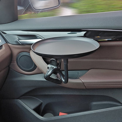 Clip On Car Tray Table Food Drink Holder Desk Plastic Portable Dining Workstation for Vehicle