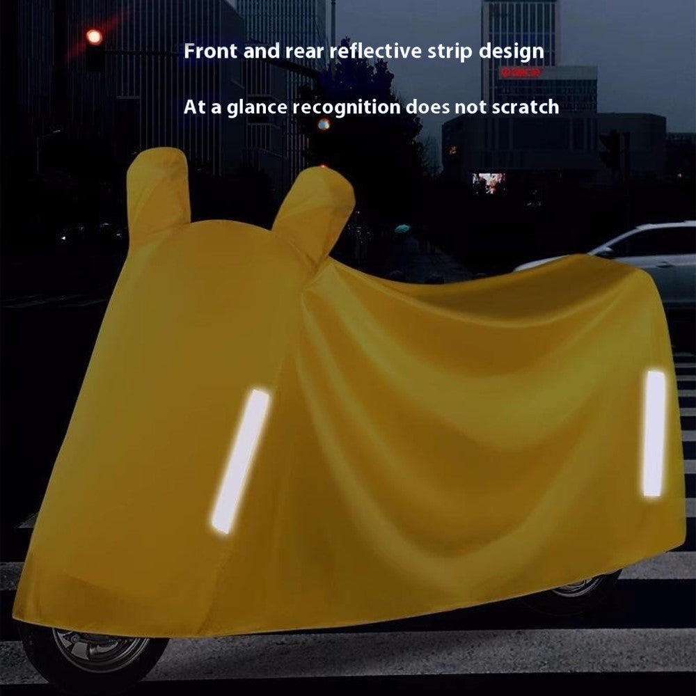 Size 5XL Dustproof Motorcycle Protective Cover Sunproof Oxford Cloth Scooter Rain Cover