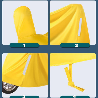 Size 5XL Dustproof Motorcycle Protective Cover Sunproof Oxford Cloth Scooter Rain Cover